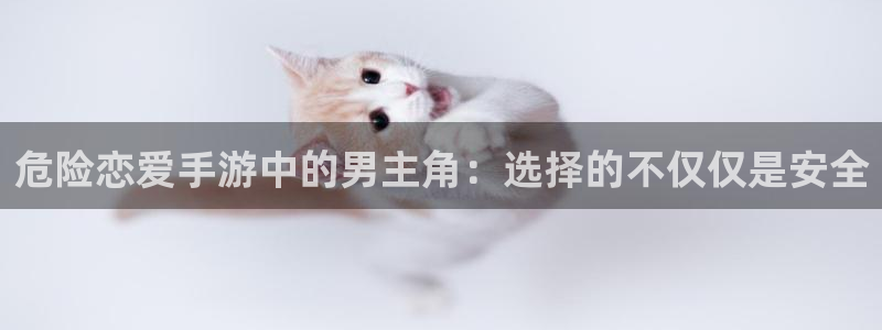 酷漫屋在线观看：危险恋爱手游中的男主角：选择的不仅仅是安全